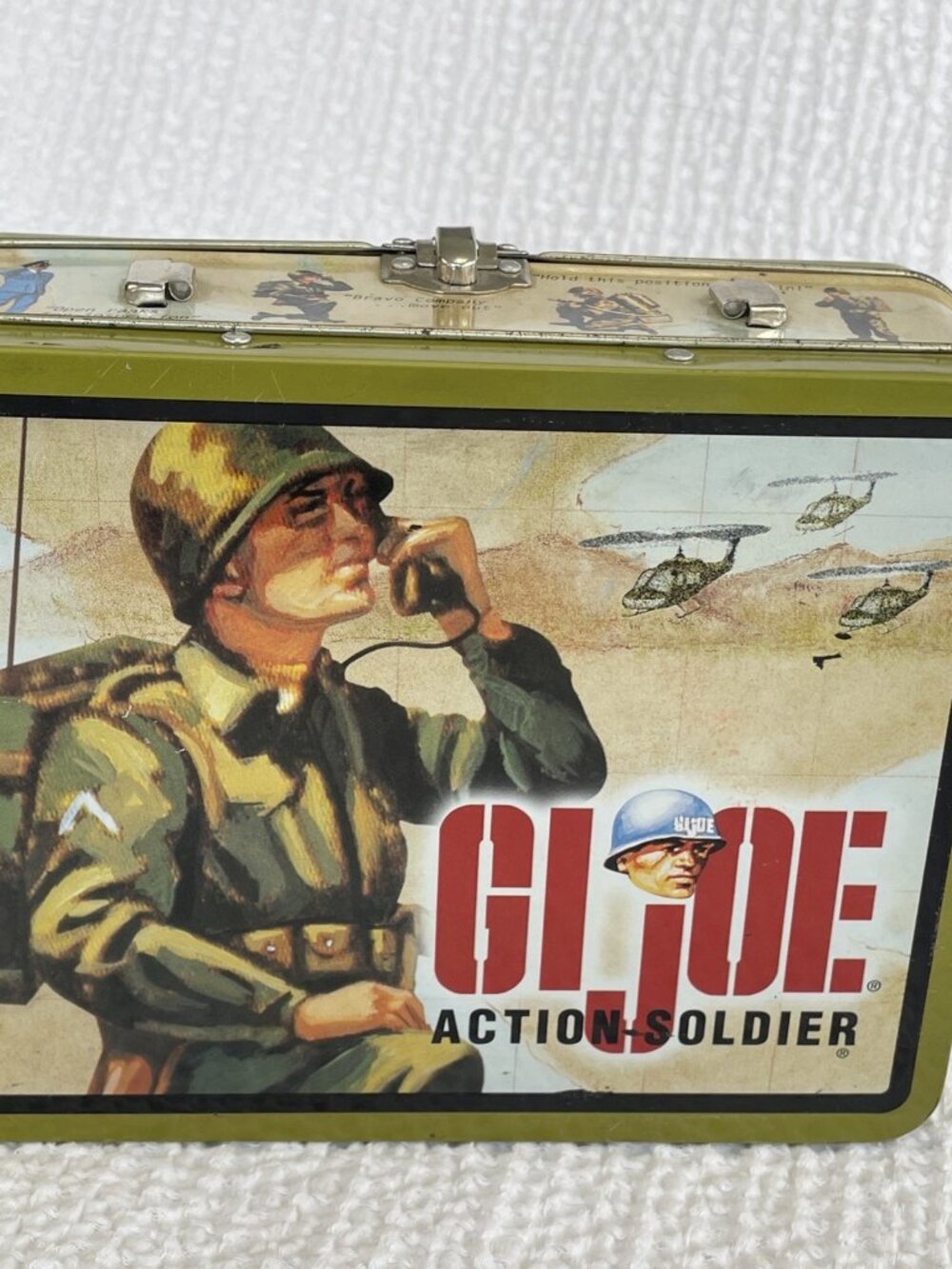 Vintage 1994 GI Joe Action Figure Hasbro 12" C-023B & Lunchbox - Picture 15 of 16